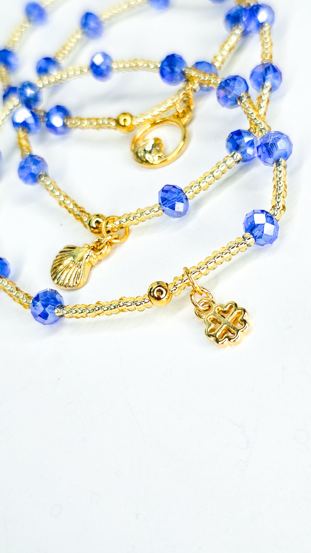 Blue bracelet set