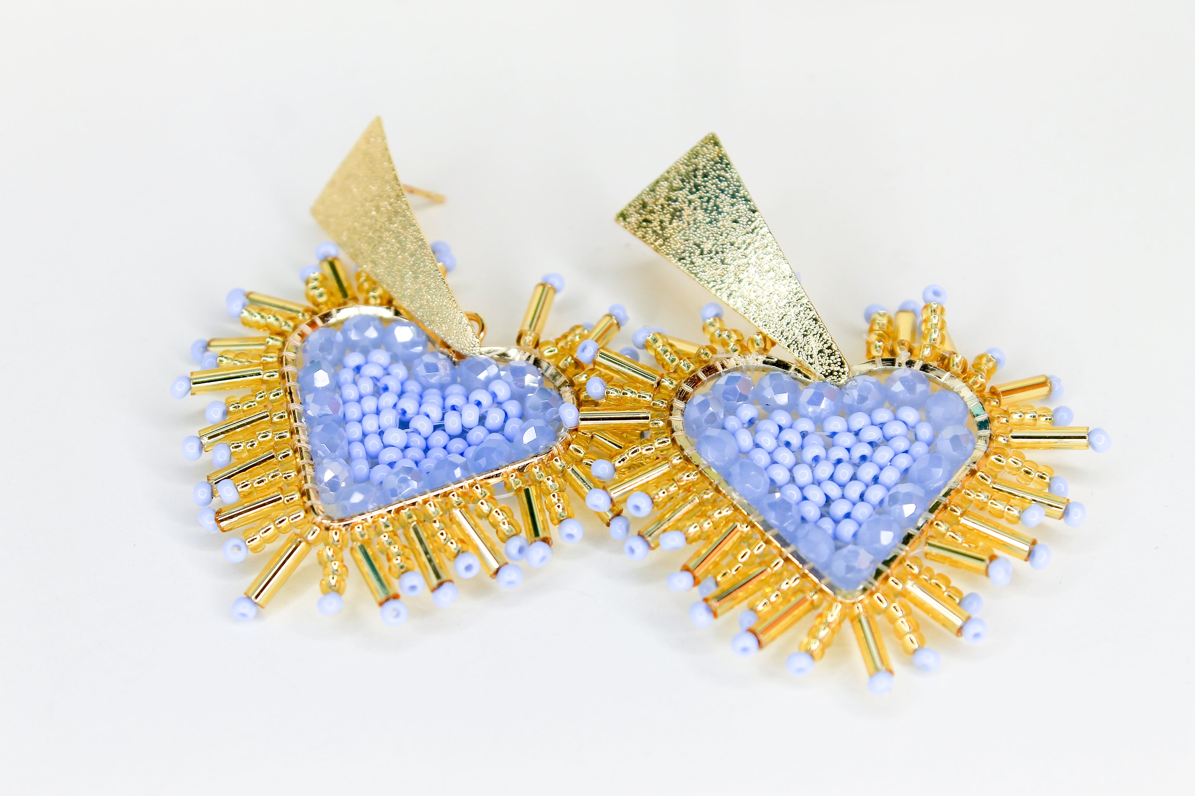 "Brave" Heart Earrings