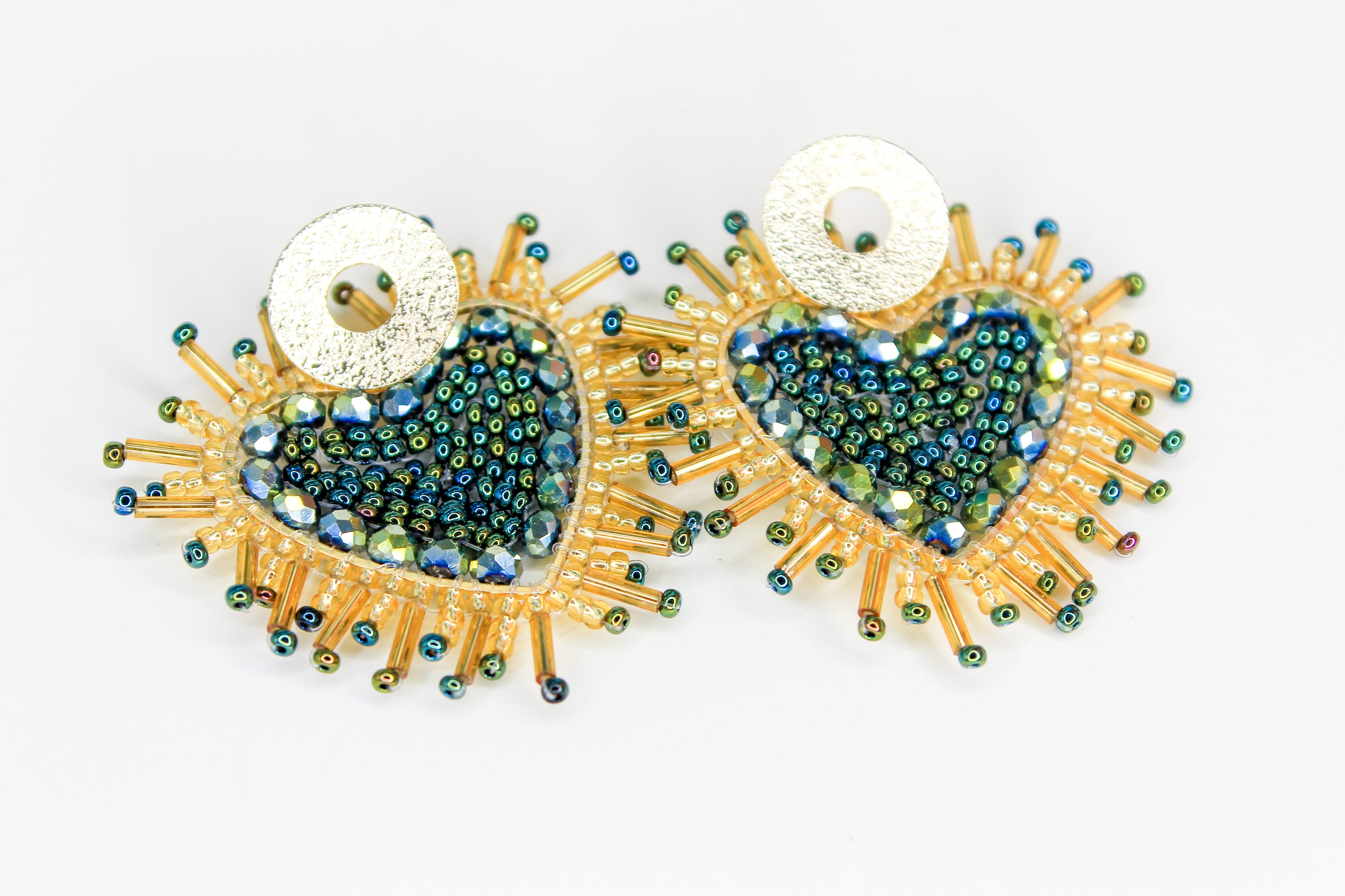 "Brave" Heart Earrings