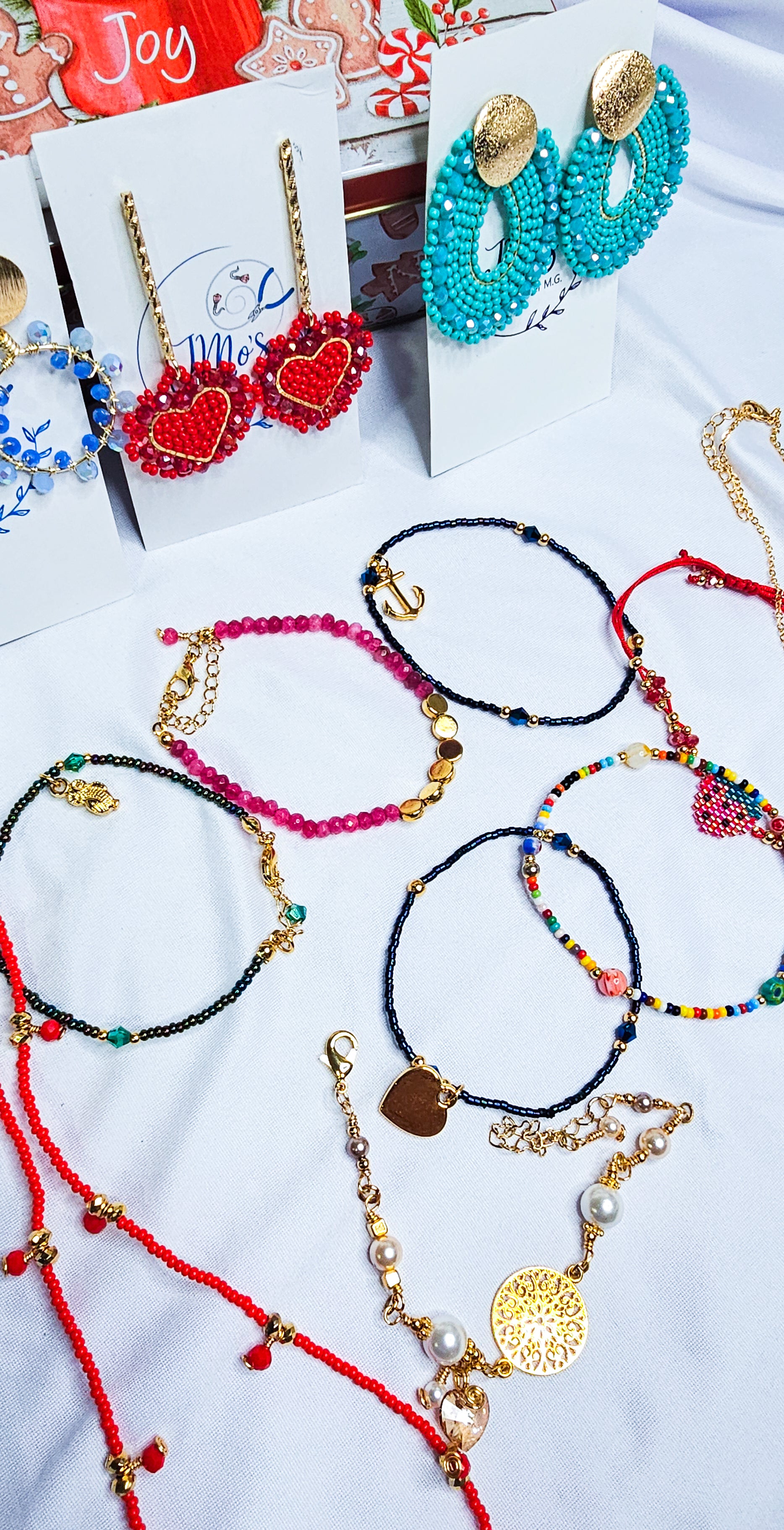 collection of jewelry for christmas