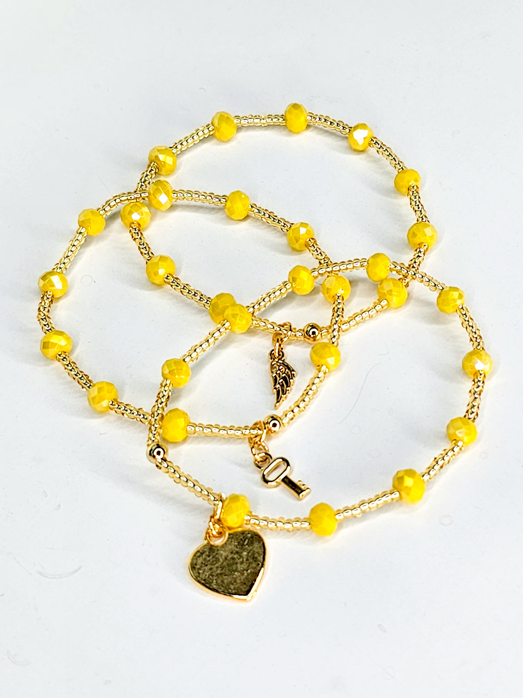 yellow bracelet