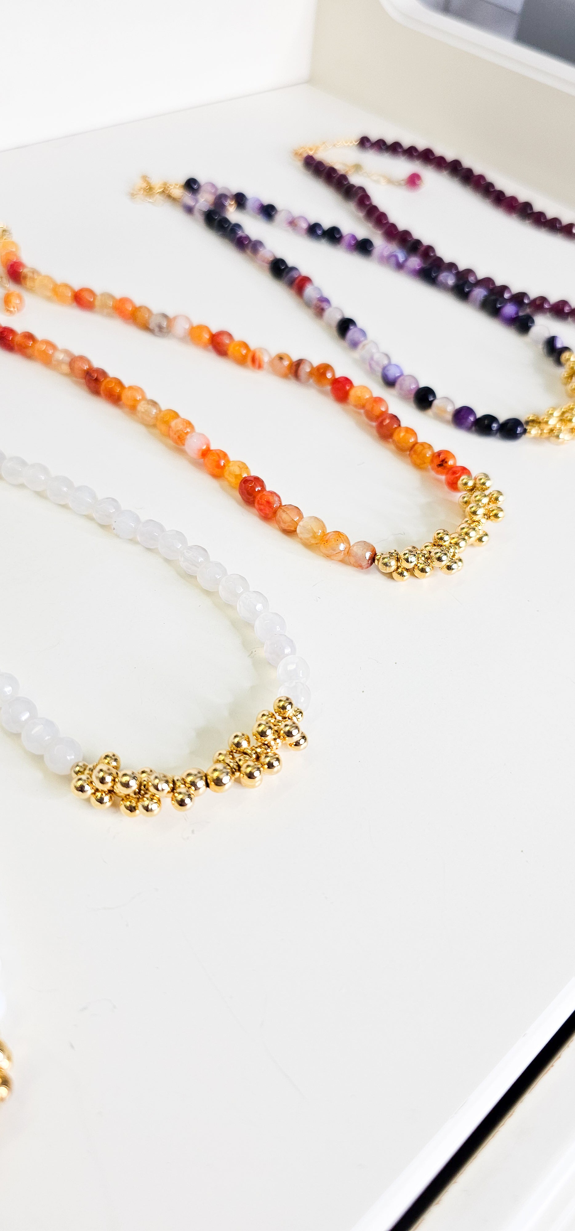 agate necklace for women