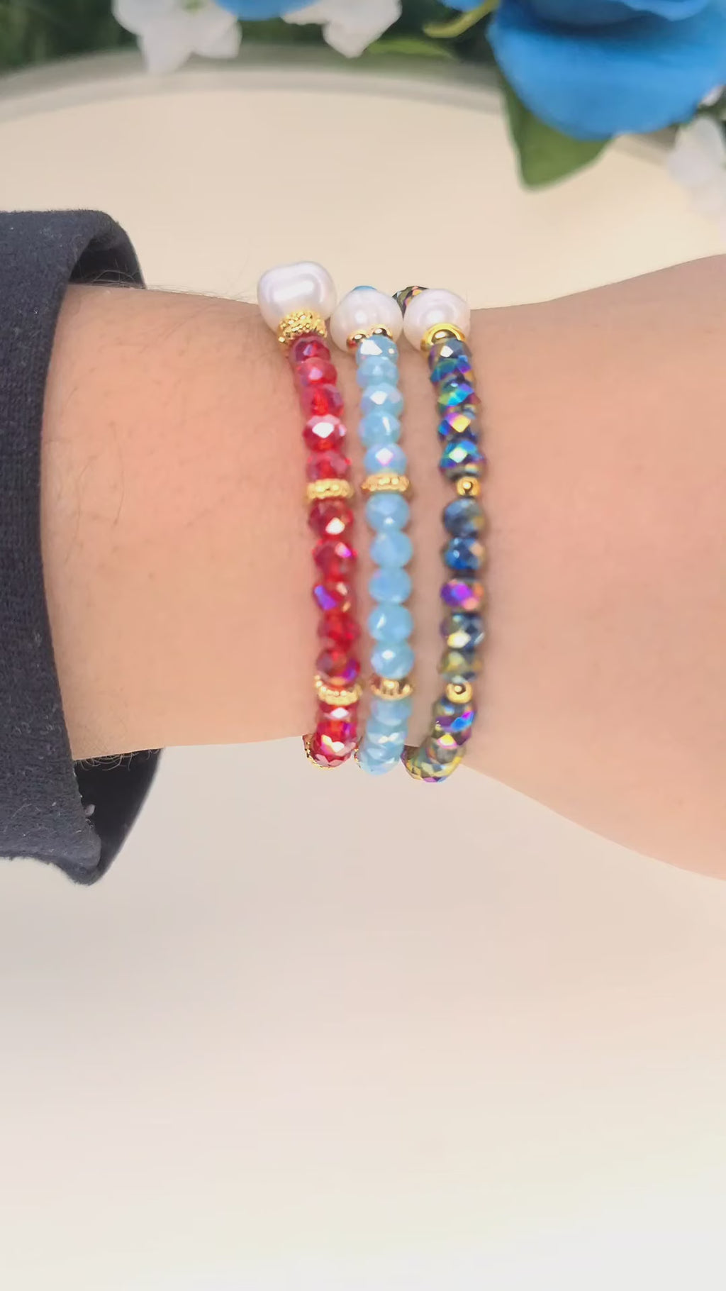 "Perla Unica" Crystals Bracelet